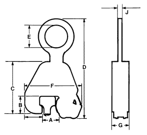 Renfroe DG Plate Clamp Specifications