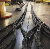 Braided wire rope sling