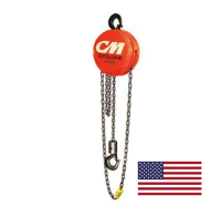 Cyclone Hand Chain Hoist with American Flag