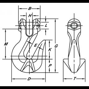 Clevlok Cradle Grab Hook Specifications