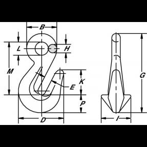 Eye Cradle Grab Hook Specifications