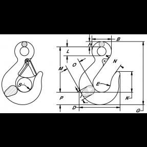Eye Sling Hook Specifications